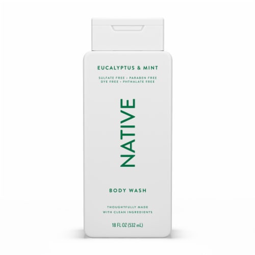 Native Body Wash with Eucalyptus & Mint Perspective: back