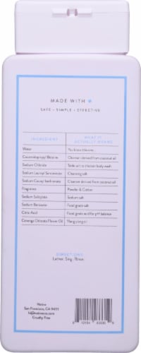 Native Powder & Cotton Body Wash Perspective: back