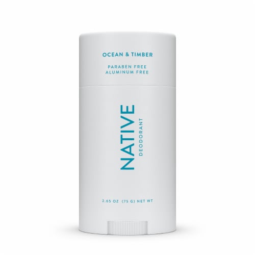 Native Ocean & Timber Deodorant Perspective: back