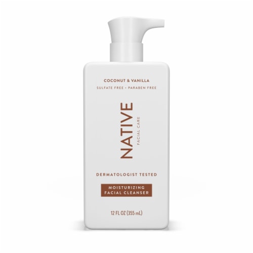 Native Niacinamide Moisturizing Coconut and Vanilla Facial Cleanser Perspective: back