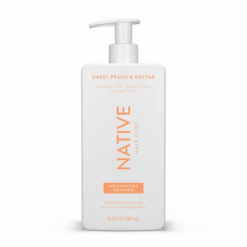 Native Moisturizing Shampoo with Sweet Peach and Nectar, Sulfate Free for Women and Men Perspective: back