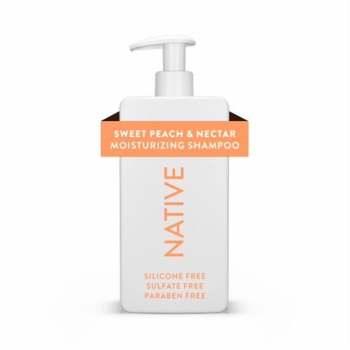 Native Moisturizing Shampoo with Sweet Peach and Nectar, Sulfate Free for Women and Men Perspective: back