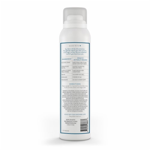 Native Sea Salt & Cedar Whole Body Deodorant Spray Perspective: back