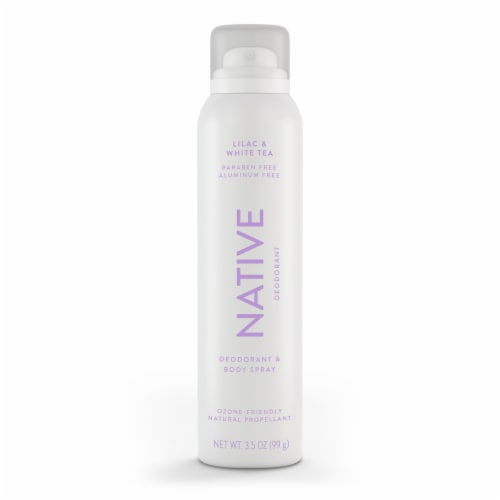 Native Whole Body Lilac & White Tea Whole Body Deodorant Spray Perspective: back