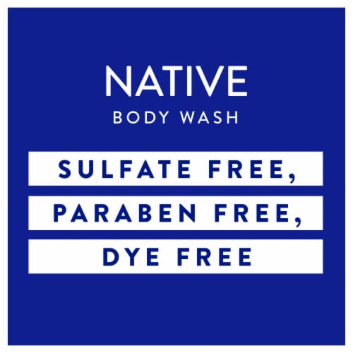 Native Body Wash Pump with Lilac & White Tea Perspective: back