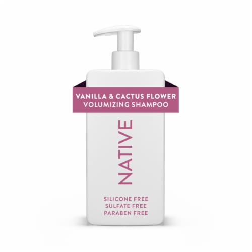 Native Volumizing Shampoo Vanilla & Cactus Flower Scent Perspective: back