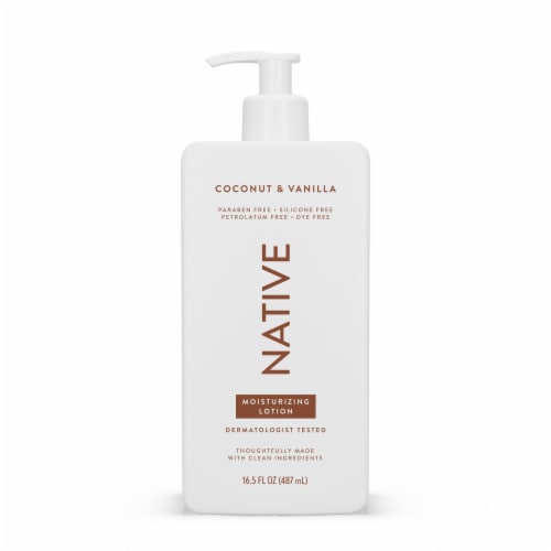 Native Body Lotion with Coconut & Vanilla Perspective: back