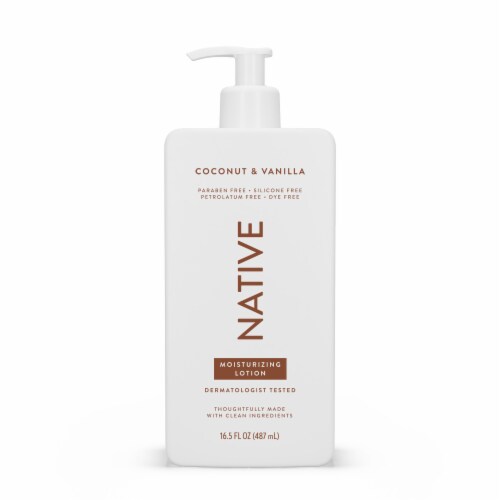 Native Body Lotion with Coconut & Vanilla Perspective: back