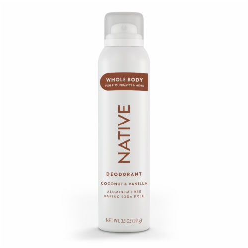 Native Whole Body Deodorant Spray - Coconut & Vanilla Perspective: back