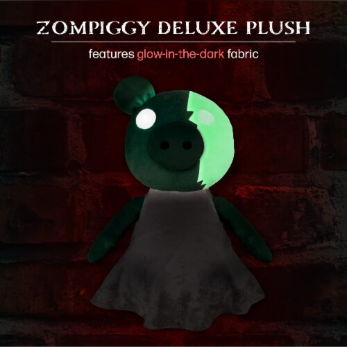 PIGGY ZomPiggy Plush Stuffed Animal Toy with Light Up Eye