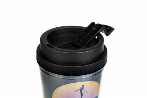 The Nightmare Before Christmas Graveyard Scene Travel Mug | Holds 16 Ounces Perspective: back