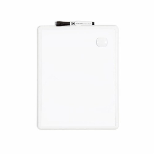 U Brands Steel Dry-Erase Whiteboard Perspective: back
