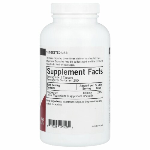Magnesium-Bisglycinate Chelate - Hypoallergenic Perspective: back