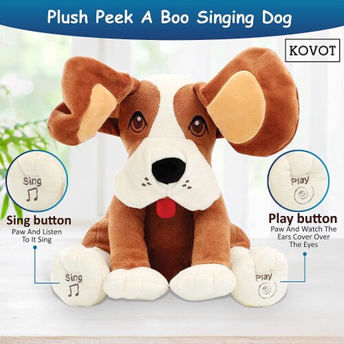 Singing dog toy discount
