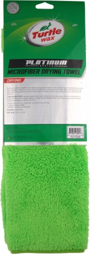 Turtle Wax™ Platinum Plush Green Drying/Dusting Towels Perspective: back