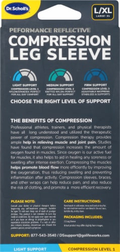 Dr. Scholl's Compression Leg Sleeve Perspective: back
