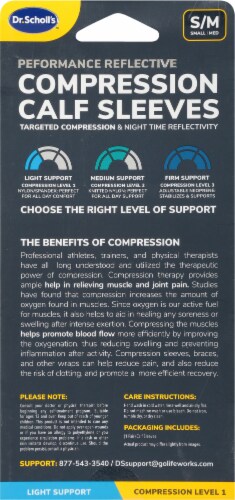 Dr. Scholl's Compression Calf Sleeves Perspective: back