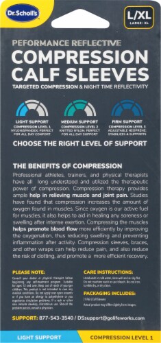 Dr. Scholl's Compression Calf Sleeves Perspective: back