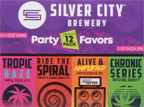 Silver City Brewery® Party Flavors Variety Pack Perspective: back