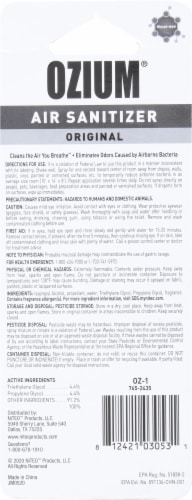 Ozium Fresh Air Sanitizer Perspective: back
