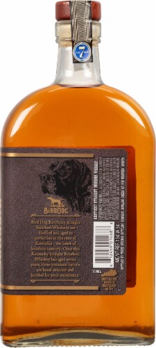 Bird Dog Whiskey 7 Year Old Bourbon Whiskey Perspective: back