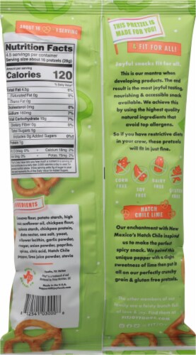 FitJoy® Hatch Chile Lime Grain Free Pretzel Twists Perspective: back