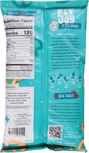 FitJoy® Himalayan Pink Salt Grain Free Pretzel Twists Perspective: back