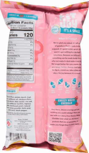 FitJoy® Grain Free Vegan White Cheddar Pretzel Twists Perspective: back