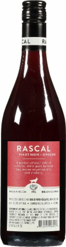 Rascal Pinot Noir Oregon Red Wine Perspective: back