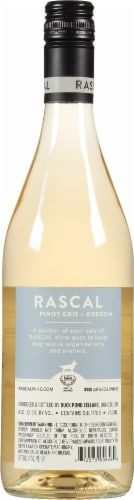 Rascal Pinot Gris Oregon White Wine Perspective: back