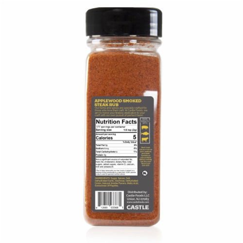 Castle Applewood Smoked Steak Rub Perspective: back