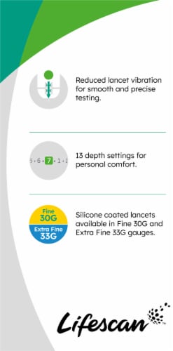 OneTouch Delica Plus Lancing Device Perspective: back