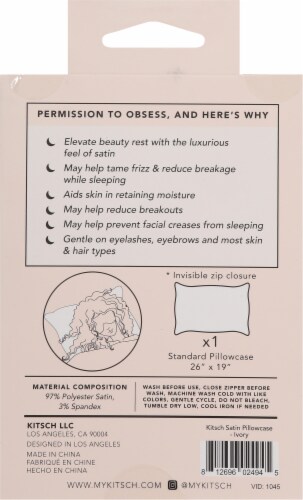 Kitsch P9 Satin Pillowcase Standard Perspective: back