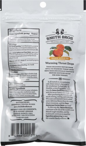 Smith Bros.® Warming Throat Drops Warm Apple Pie Perspective: back