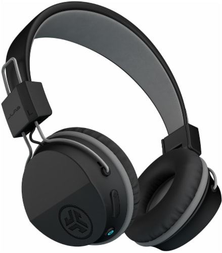 JLab Audio Neon Bluetooth Wireless On-Ear Headphones - Black Perspective: back