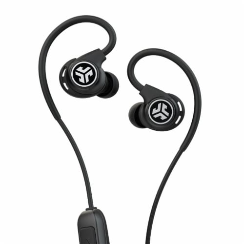 JLab Audio Fit Sport Wireless Fitness Earbuds - Black Perspective: back