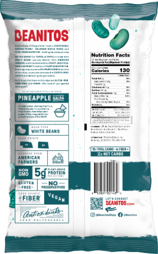 Beanitos® White Bean Restaurant Style Tortilla Chips Perspective: back