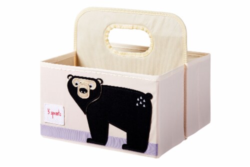 3 Sprouts Baby Diaper Caddy Organizer Basket for Nursery Bear 1 count Smith s Food and Drug