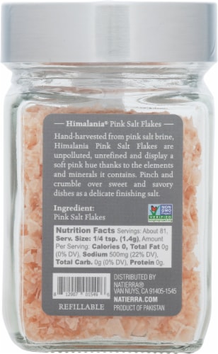 Natierra Himalania® Pink Salt Flakes Perspective: back