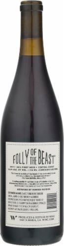 Folly of the Beast Pinot Noir Red Wine Perspective: back