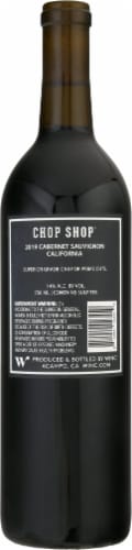 Chop Shop® Cabernet Sauvignon Red Wine Perspective: back