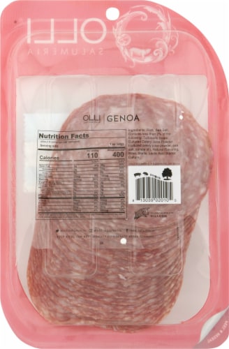 Olli Salumeria Genoa Mild Salami Perspective: back