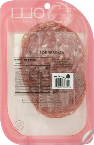 Olli Salumeria Sopressata Robust Salame Perspective: back