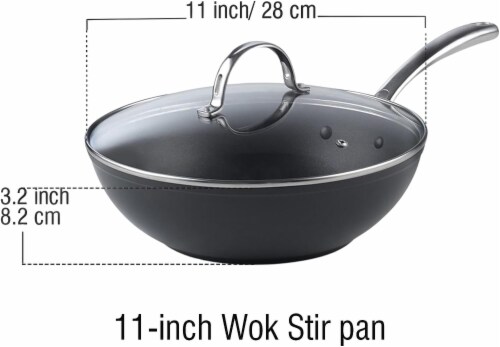 DEEP FRY PAN (Hard Anodised, Induction Bottom)