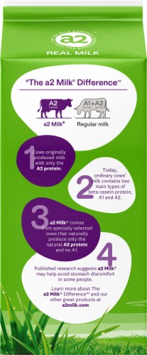 A2 Milk™ Grass Fed Whole Milk Perspective: back