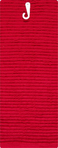 MUKitchen® Ruby Cotton Ridged Dishtowel Perspective: back