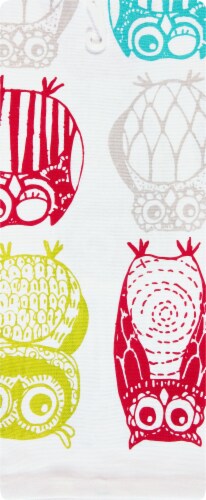 MUKitchen® Designer Cotton Happy Owl Towel Perspective: back