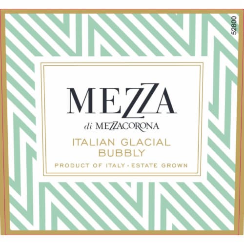 Mezza Di Mezzacorona Extra Dry Italy Sparkling Wine Perspective: back