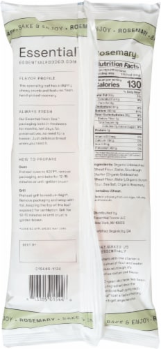The Essential Baking Company Take & Bake Rosemary Loaf Perspective: back