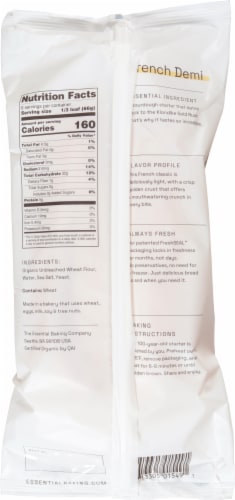 The Essential Baking Company Take & Bake French Demi Baguettes Perspective: back